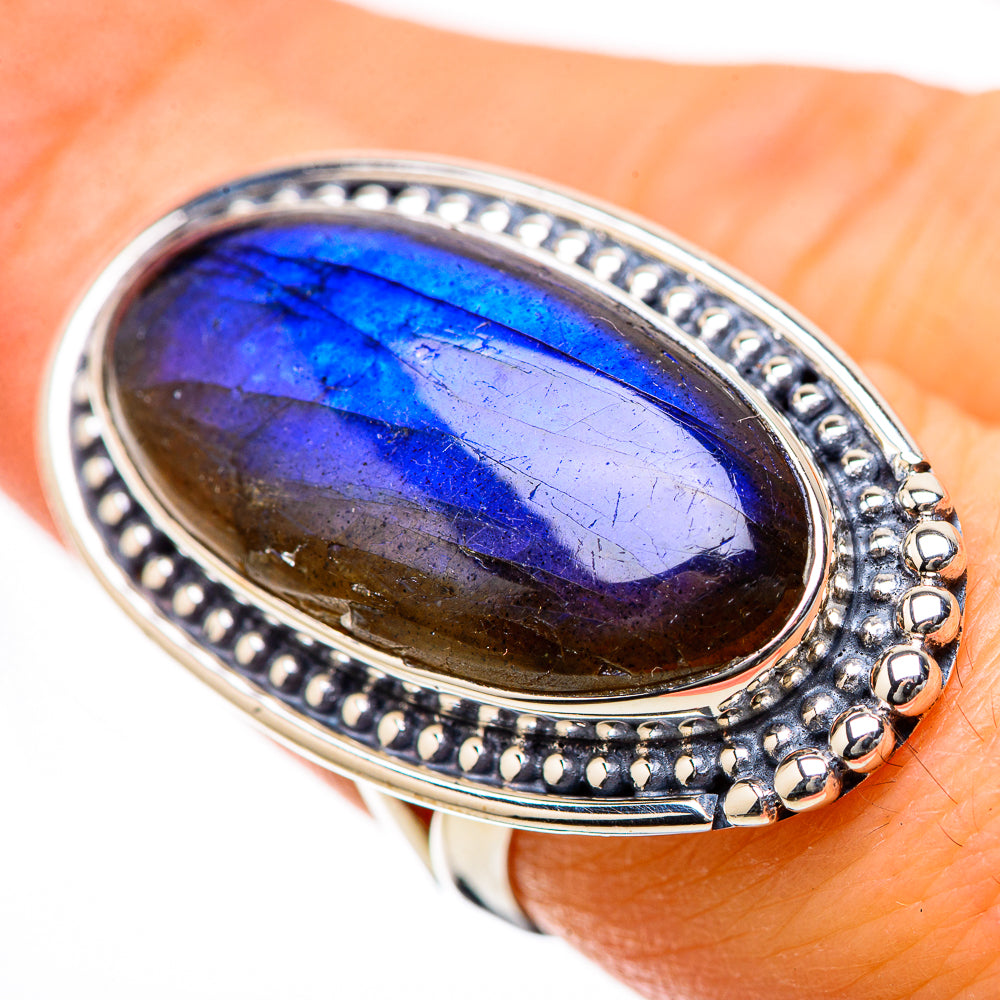 Labradorite Rings handcrafted by Anasilvercos - RING134299