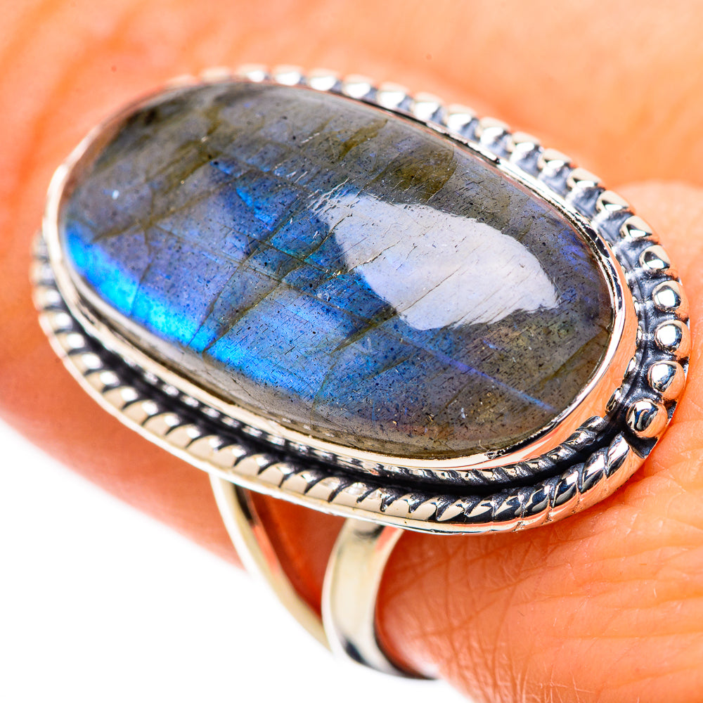 Labradorite Rings handcrafted by Anasilvercos - RING134340