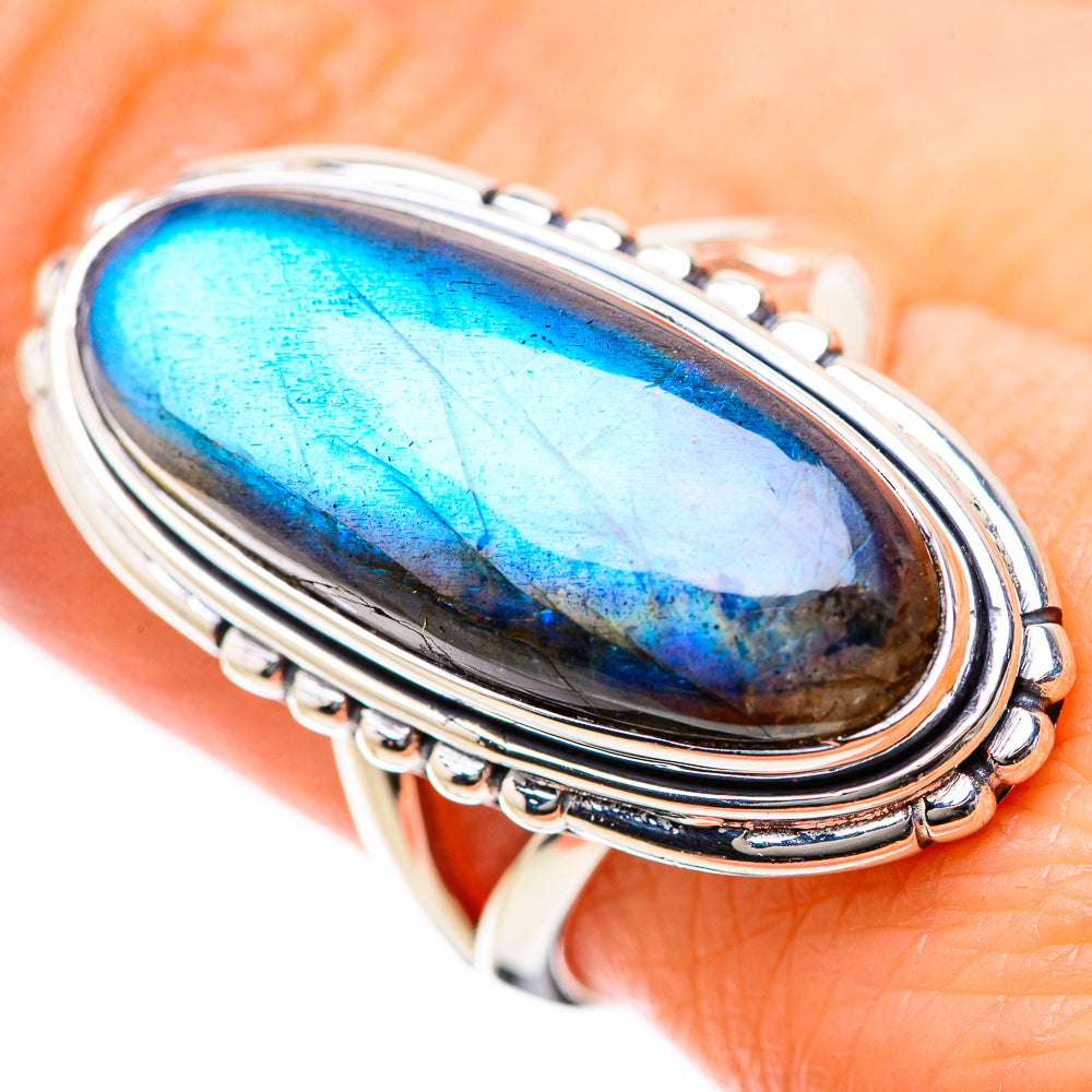 Labradorite Rings handcrafted by Anasilvercos - RING134354