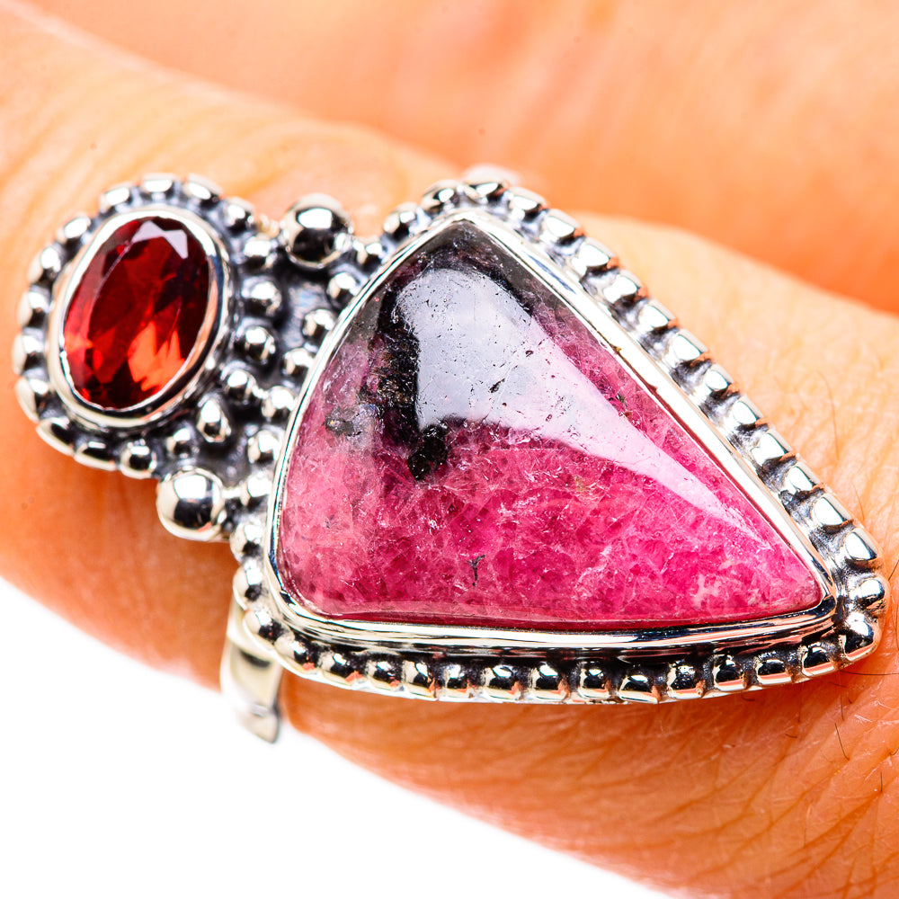 Rhodonite Rings handcrafted by Anasilvercos - RING134369