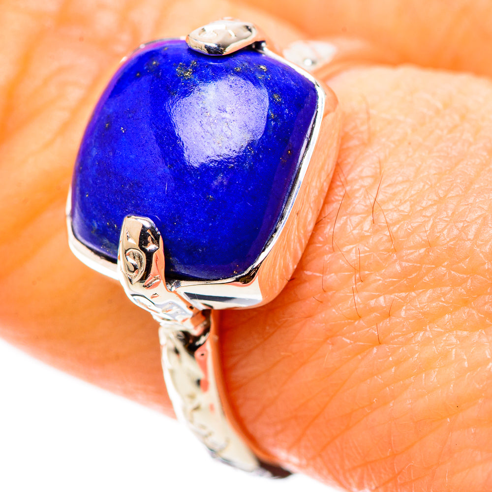 Lapis Lazuli Rings handcrafted by Anasilvercos - RING134386