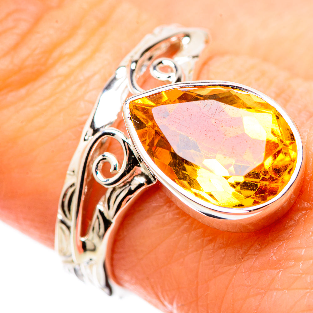 Citrine Rings handcrafted by Anasilvercos - RING134391