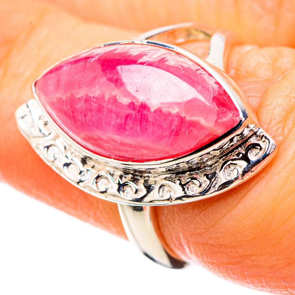 Rhodochrosite Rings handcrafted by Anasilvercos - RING134393