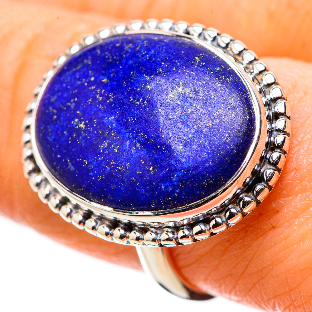 Lapis Lazuli Rings handcrafted by Anasilvercos - RING134408
