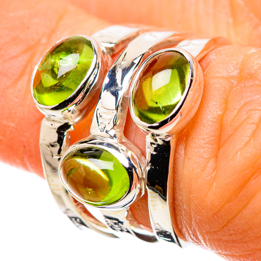 Peridot Rings handcrafted by Anasilvercos - RING134412