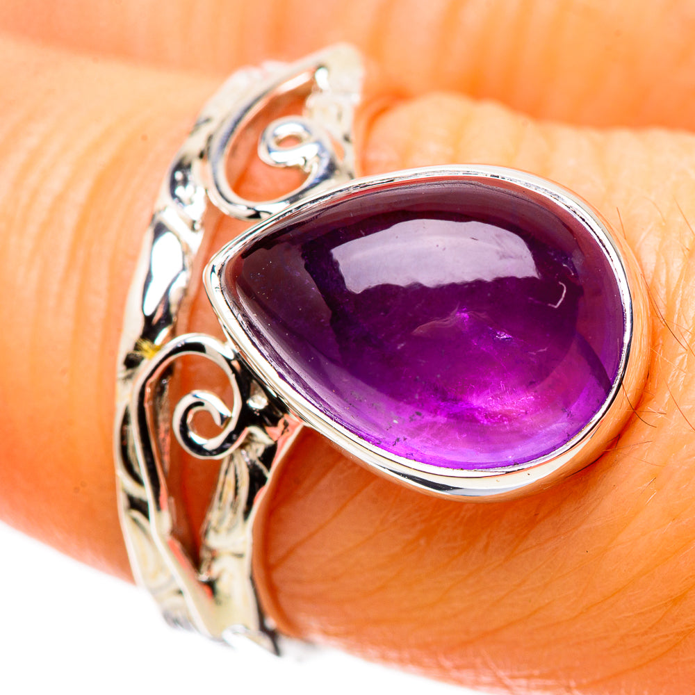 Amethyst Rings handcrafted by Anasilvercos - RING134416