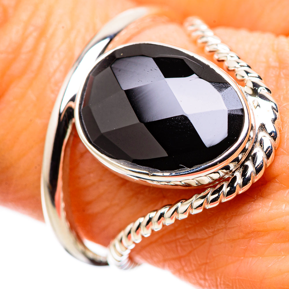 Black Onyx Rings handcrafted by Anasilvercos - RING134419