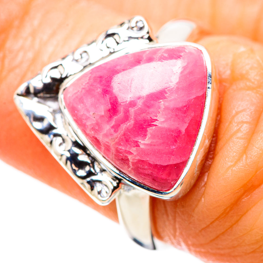 Rhodochrosite Rings handcrafted by Anasilvercos - RING134435