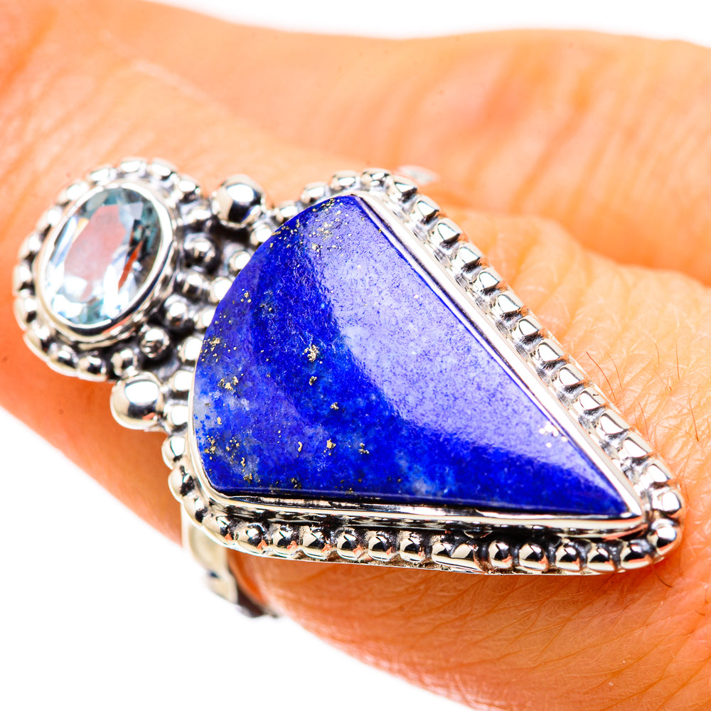 Lapis Lazuli Rings handcrafted by Anasilvercos - RING134449