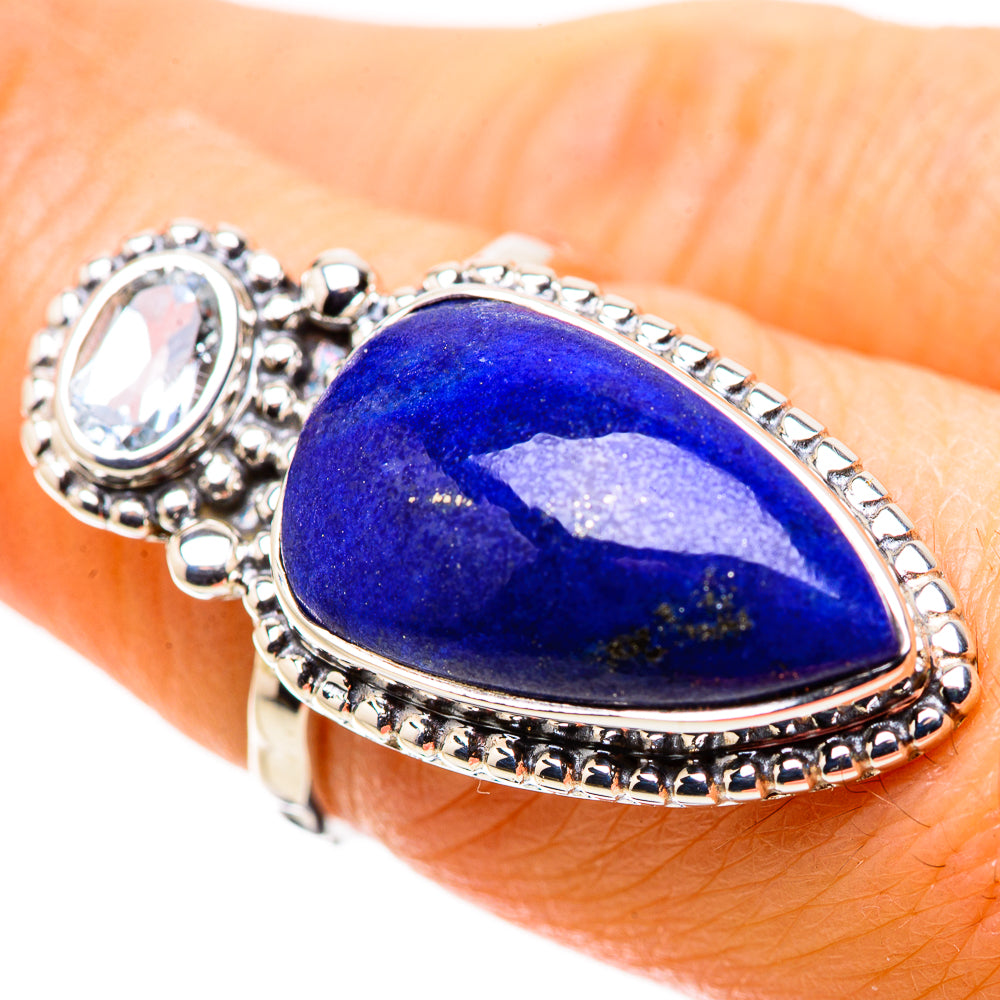 Lapis Lazuli Rings handcrafted by Anasilvercos - RING134452