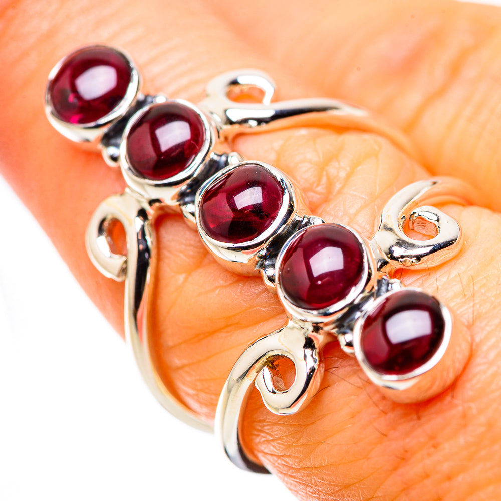 Garnet Rings handcrafted by Anasilvercos - RING134477
