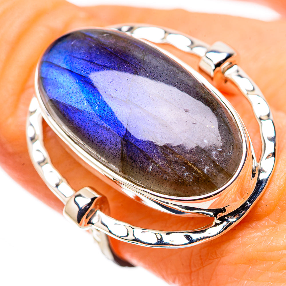 Labradorite Rings handcrafted by Anasilvercos - RING134491