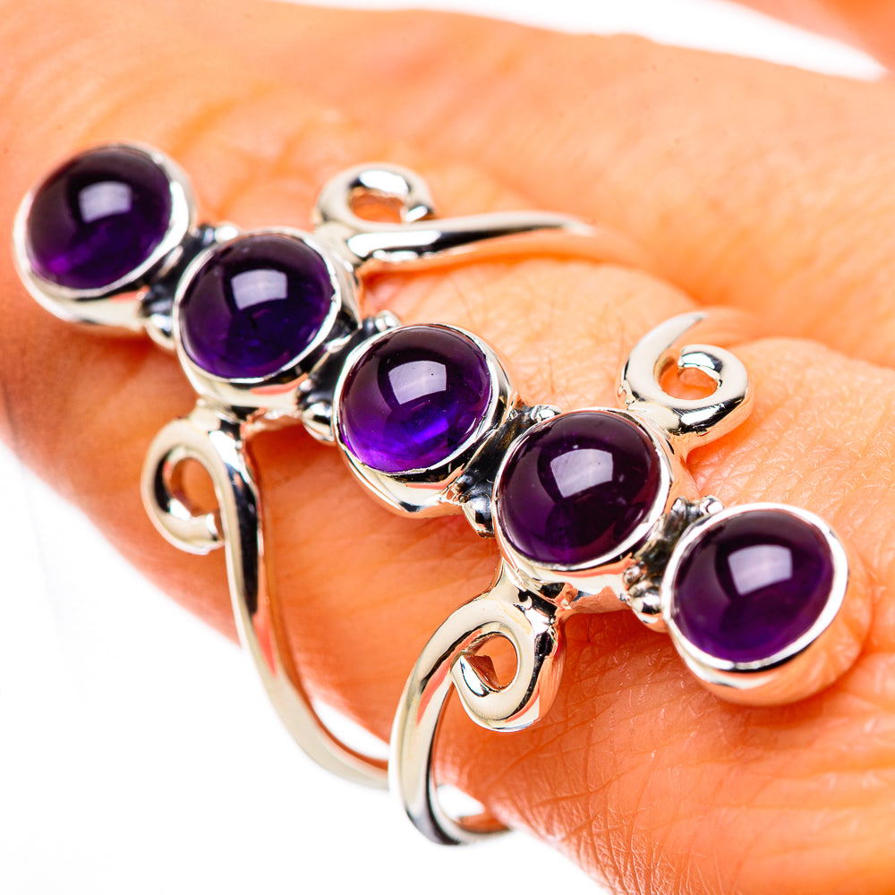 Amethyst Rings handcrafted by Anasilvercos - RING134493
