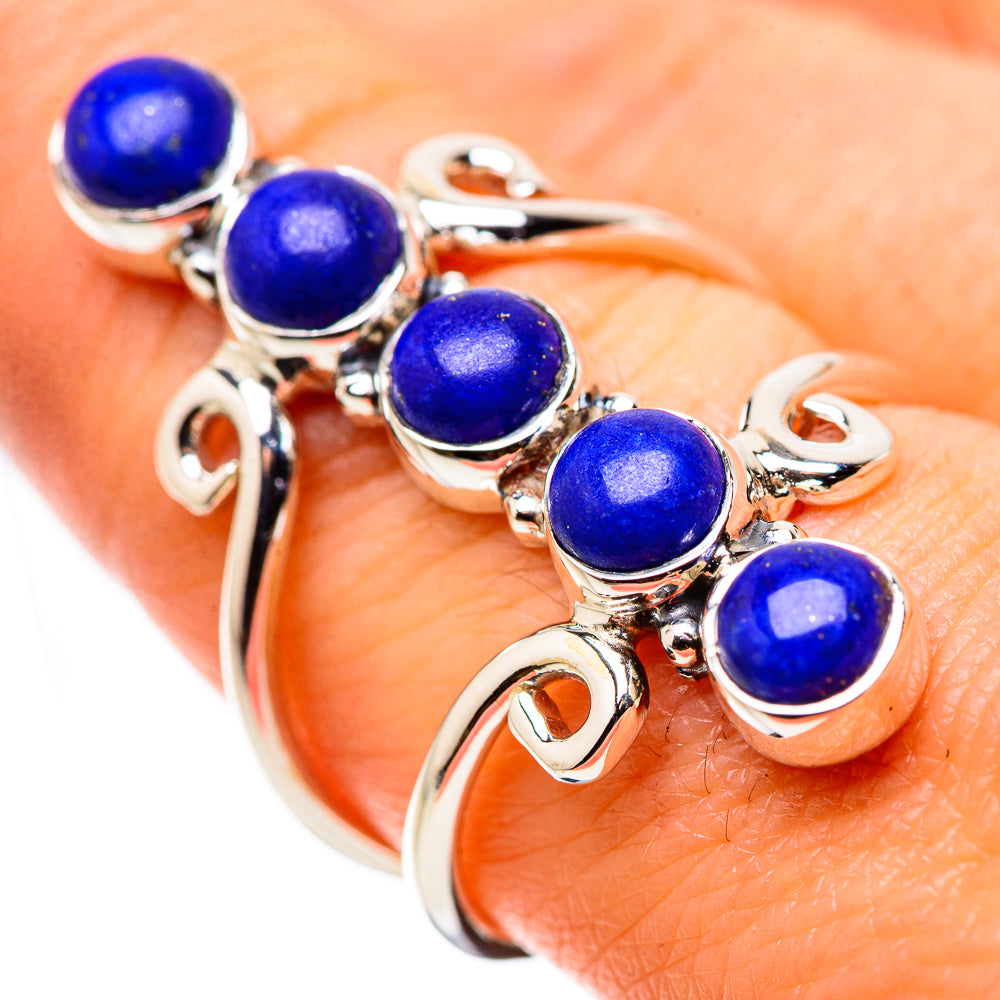 Lapis Lazuli Rings handcrafted by Anasilvercos - RING134502