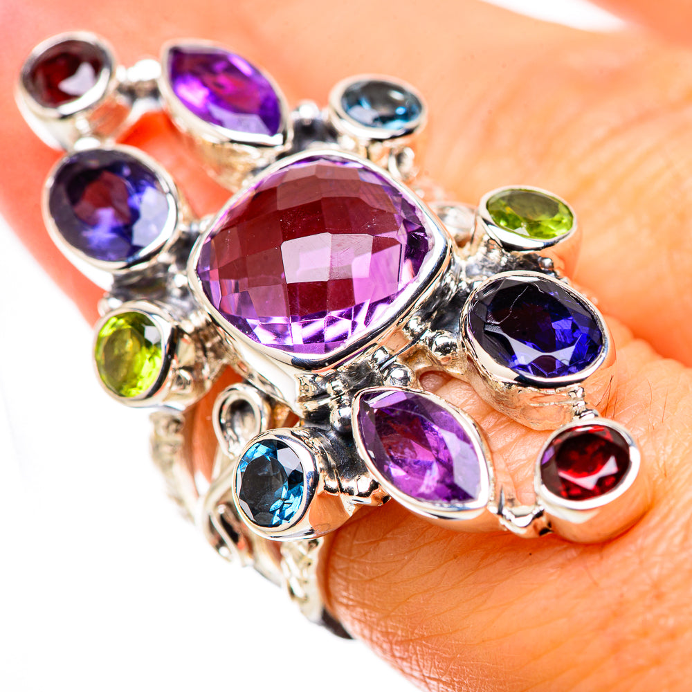 Amethyst Rings handcrafted by Anasilvercos - RING134508