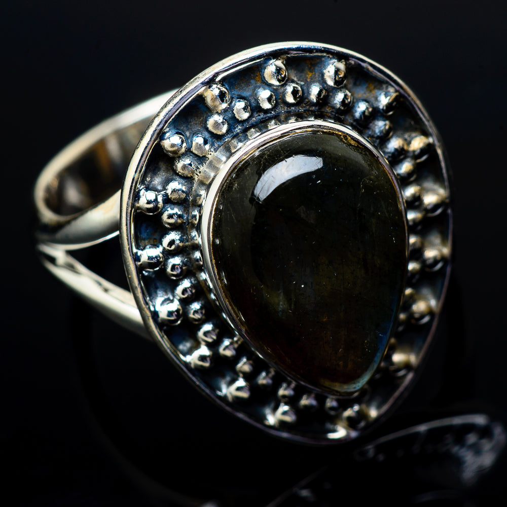 Labradorite Rings handcrafted by Anasilvercos - RING14566