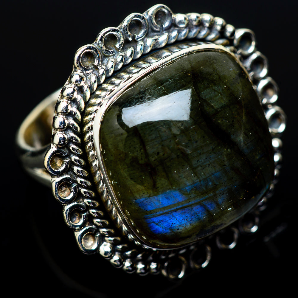 Labradorite Rings handcrafted by Anasilvercos - RING14697