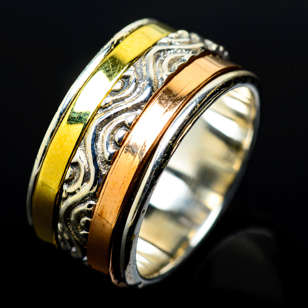 Meditation Spinner Rings handcrafted by Anasilvercos - RING15735
