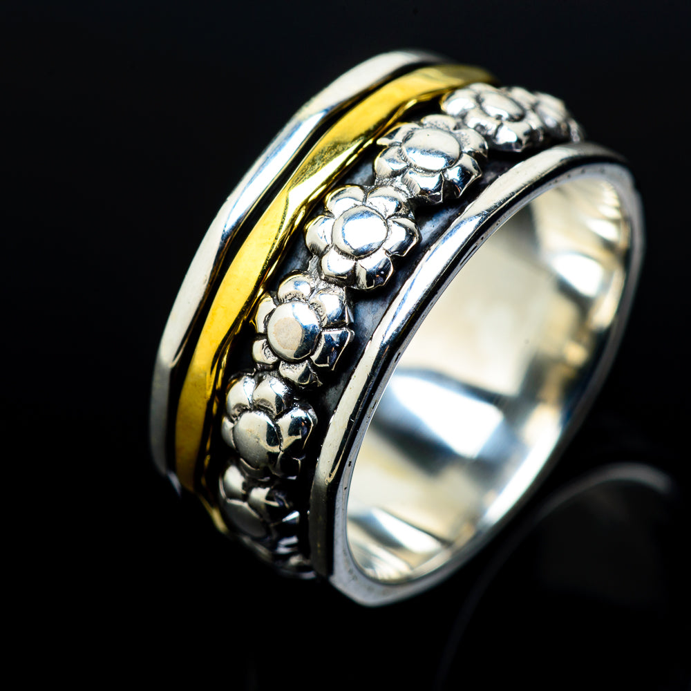Meditation Spinner Rings handcrafted by Anasilvercos - RING15991