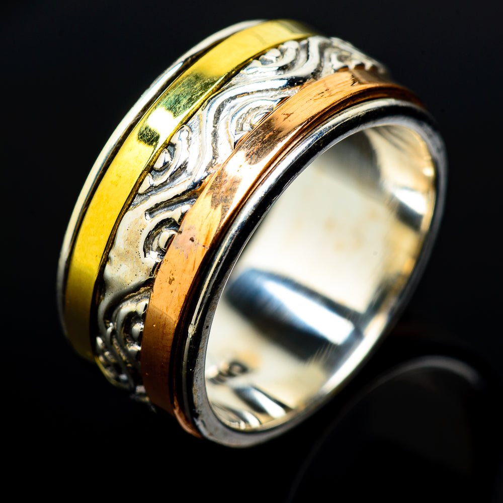 Meditation Spinner Rings handcrafted by Anasilvercos - RING16134