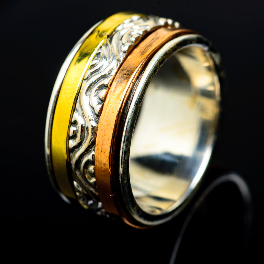 Meditation Spinner Rings handcrafted by Anasilvercos - RING16398