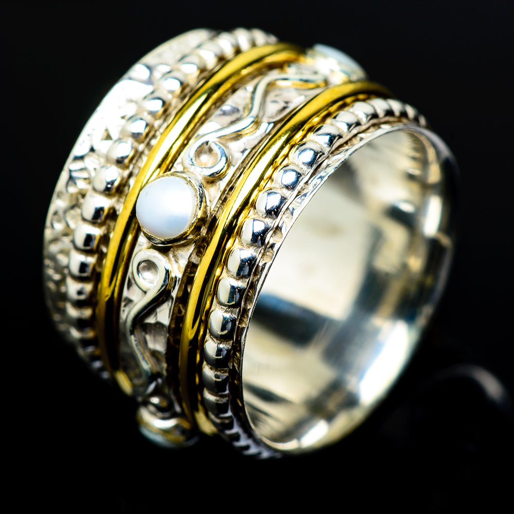 Cultured Pearl Copper Rings handcrafted by Anasilvercos - RING16635