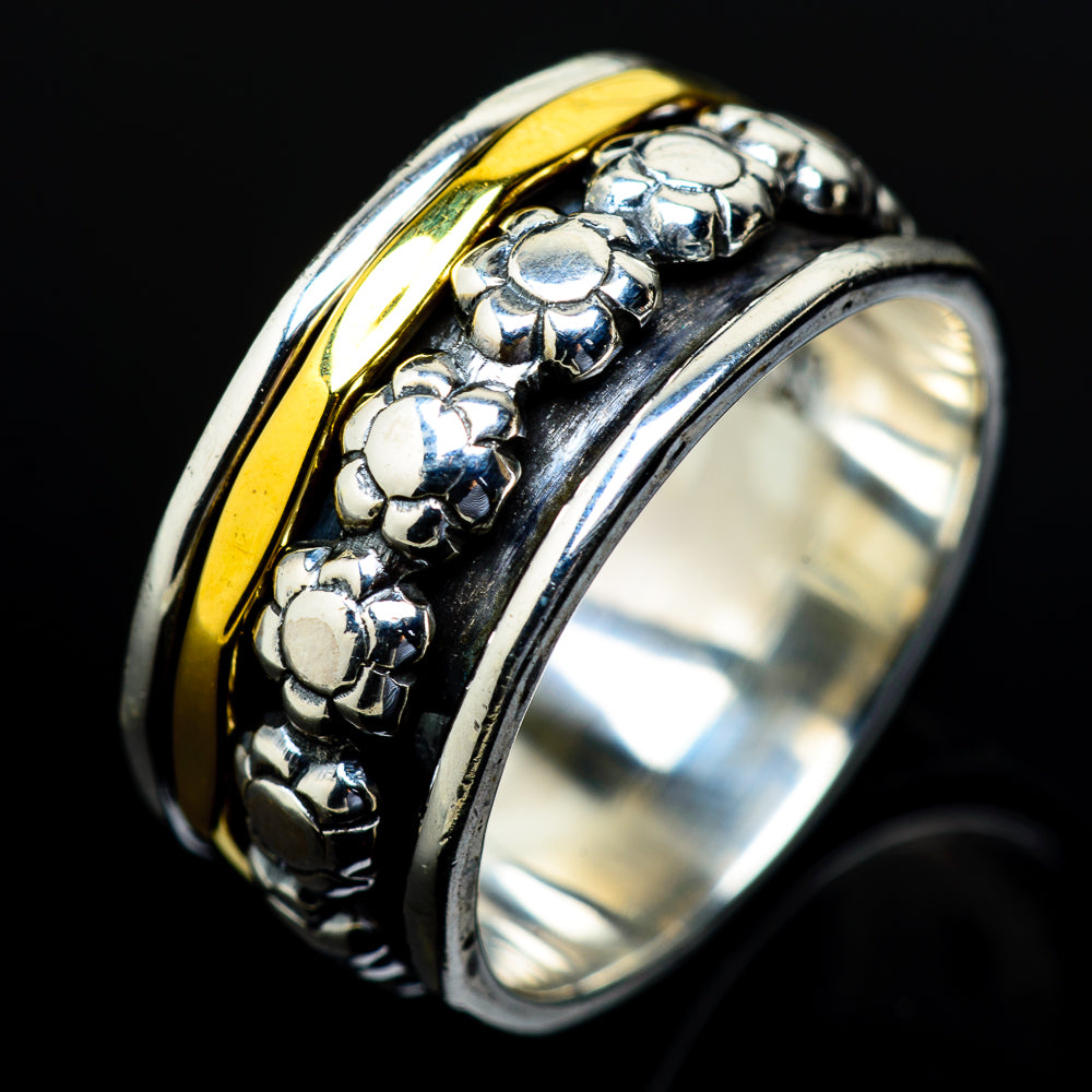 Meditation Spinner Rings handcrafted by Anasilvercos - RING16756