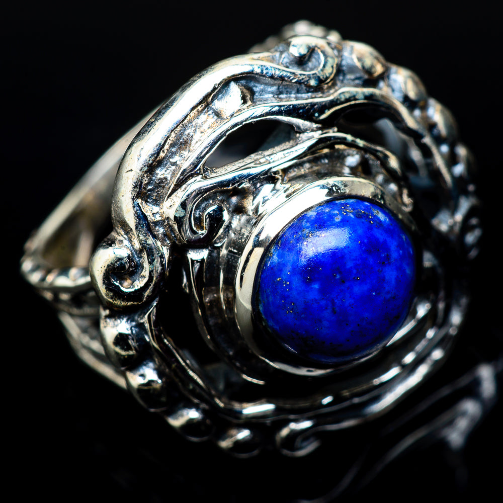 Lapis Lazuli Rings handcrafted by Anasilvercos - RING17195