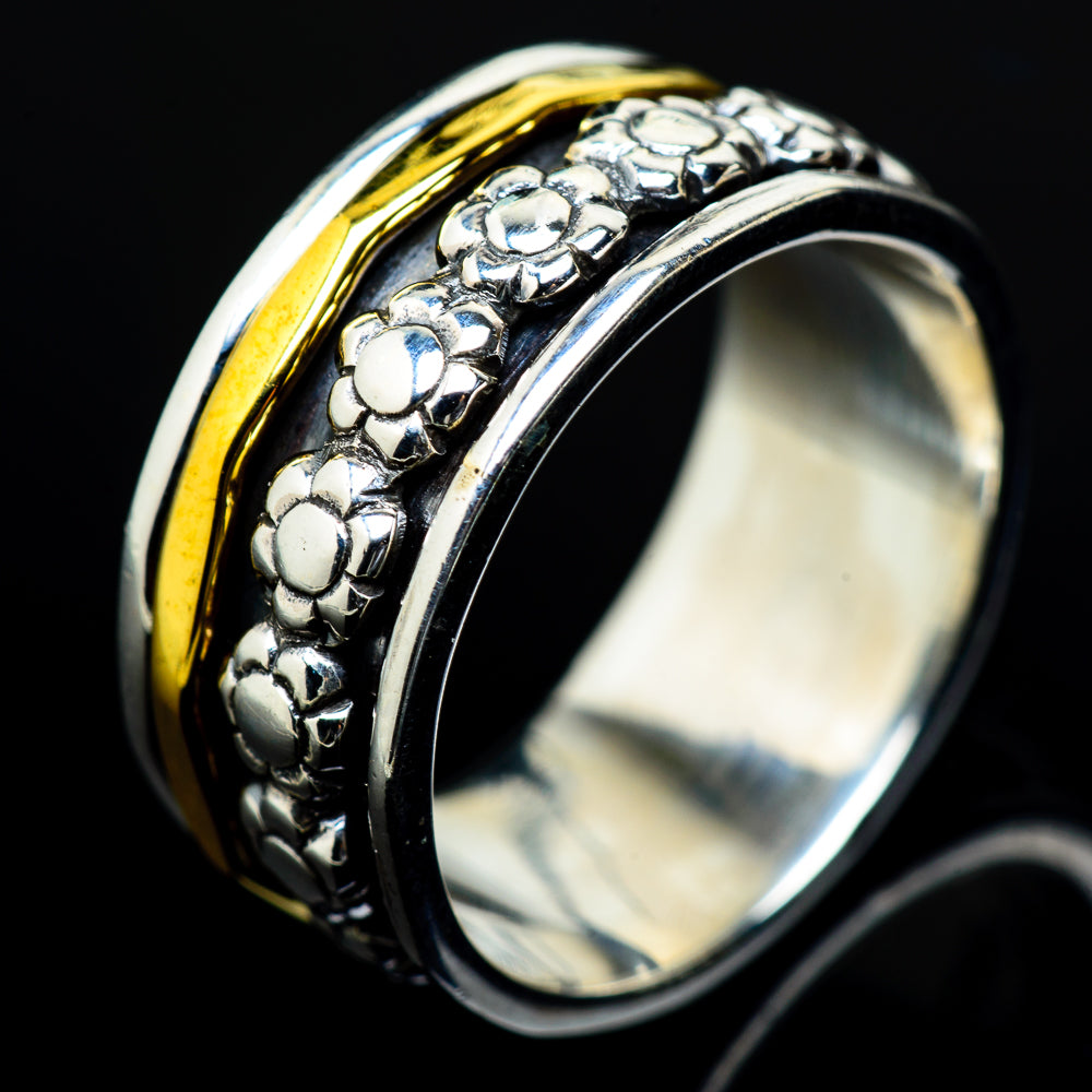 Meditation Spinner Rings handcrafted by Anasilvercos - RING17378