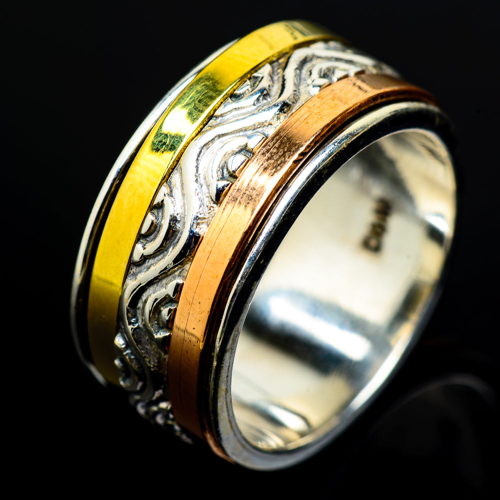 Meditation Spinner Rings handcrafted by Anasilvercos - RING17419