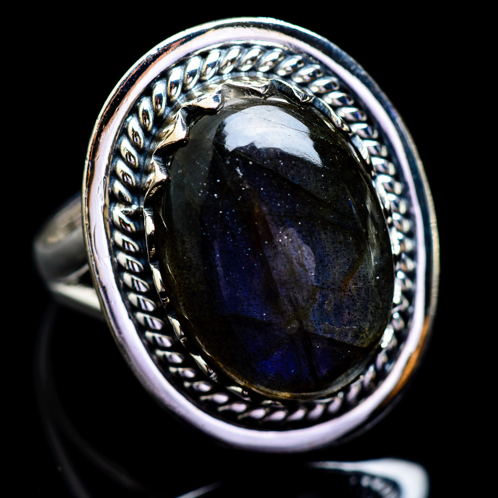 Labradorite Rings handcrafted by Anasilvercos - RING1755