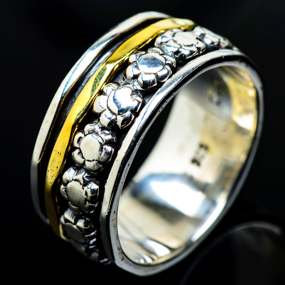Meditation Spinner Rings handcrafted by Anasilvercos - RING18118