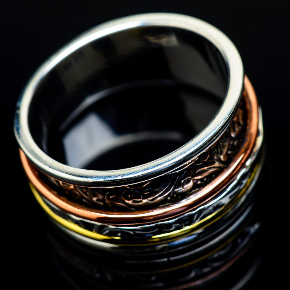Meditation Spinner Rings handcrafted by Anasilvercos - RING18698
