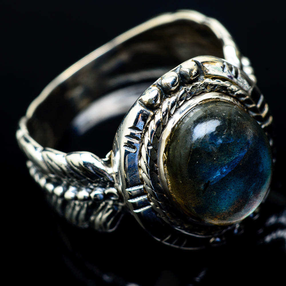 Labradorite Rings handcrafted by Anasilvercos - RING18828