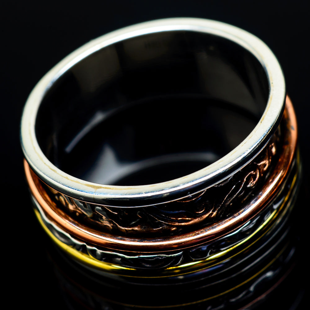 Meditation Spinner Rings handcrafted by Anasilvercos - RING19101