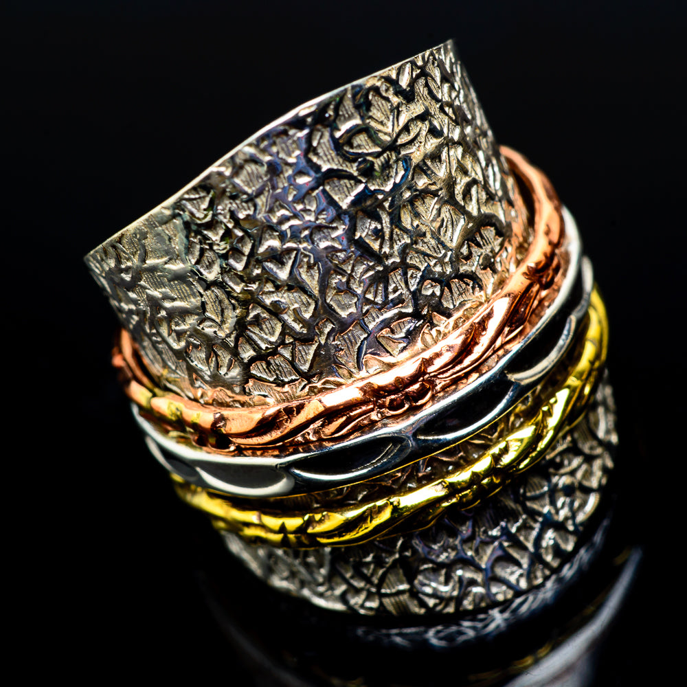 Meditation Spinner Rings handcrafted by Anasilvercos - RING19263