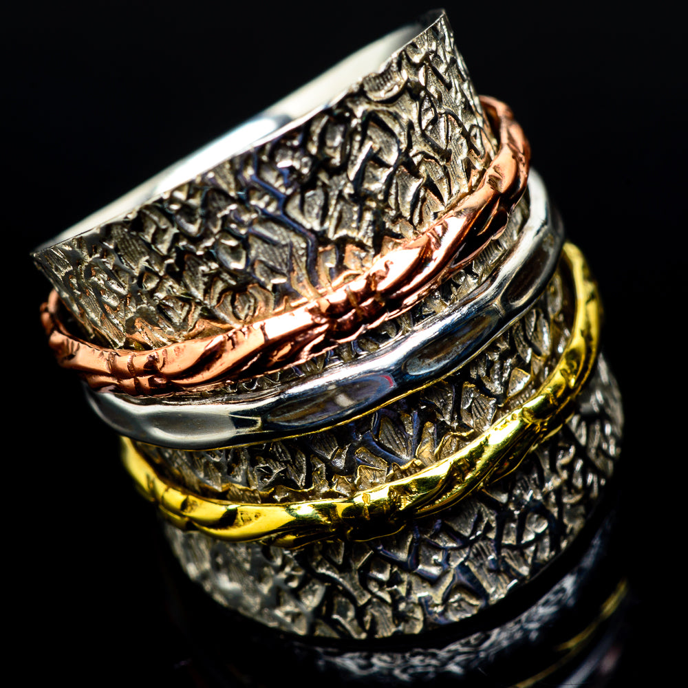Meditation Spinner Rings handcrafted by Anasilvercos - RING19273