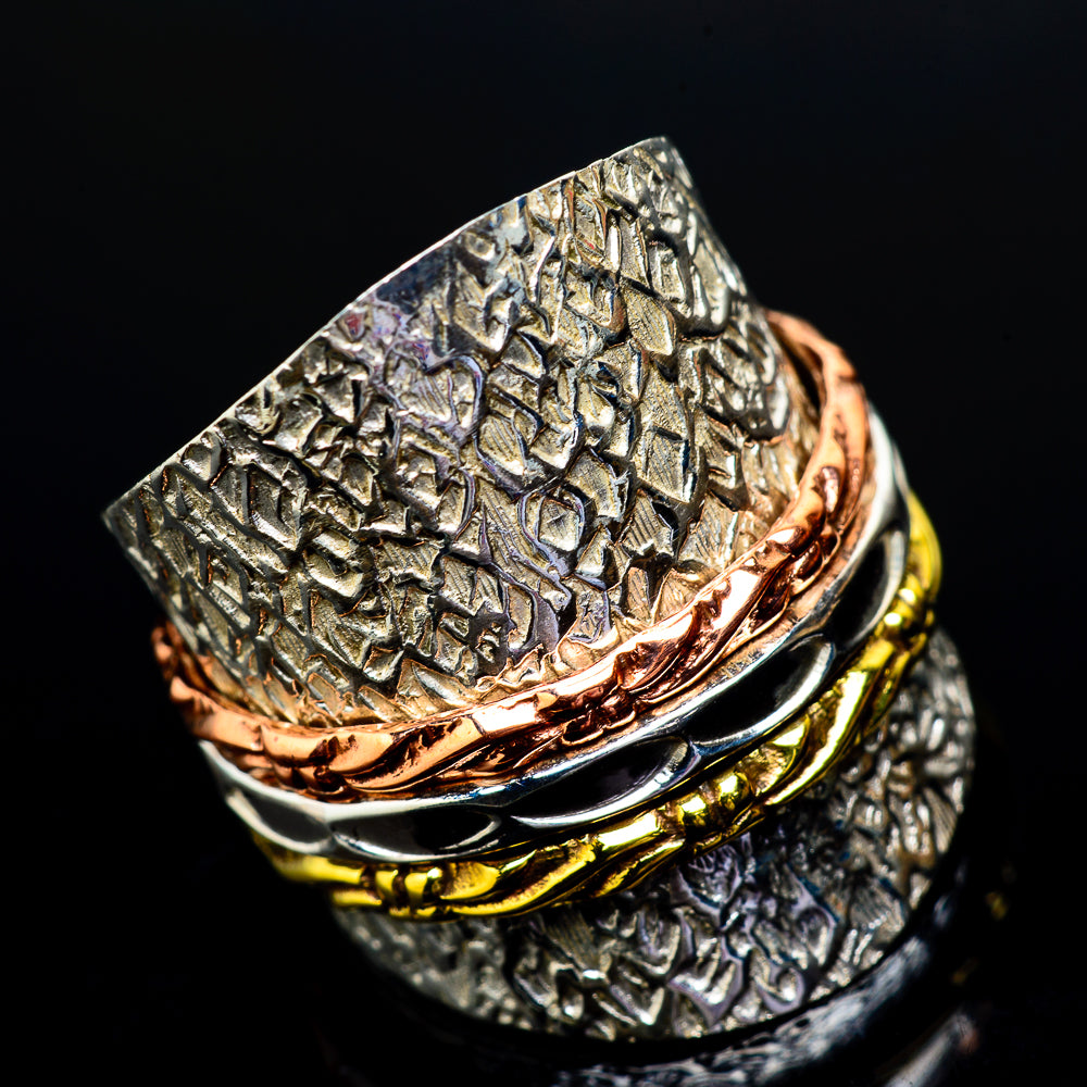 Meditation Spinner Rings handcrafted by Anasilvercos - RING19490