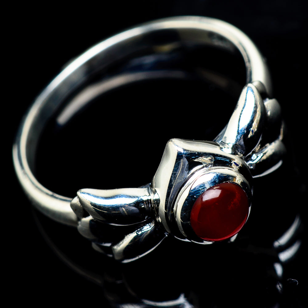 Red Onyx Rings handcrafted by Anasilvercos - RING19594