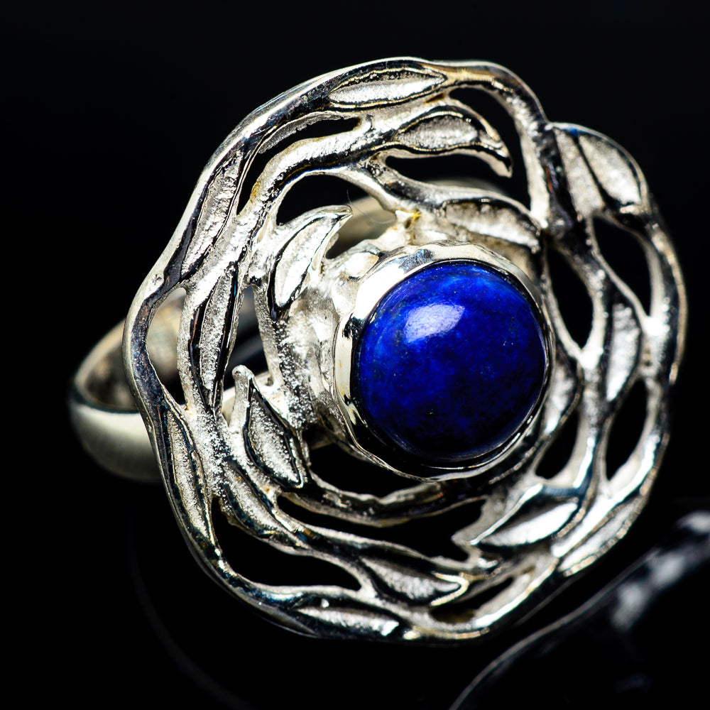 Lapis Lazuli Rings handcrafted by Anasilvercos - RING19611