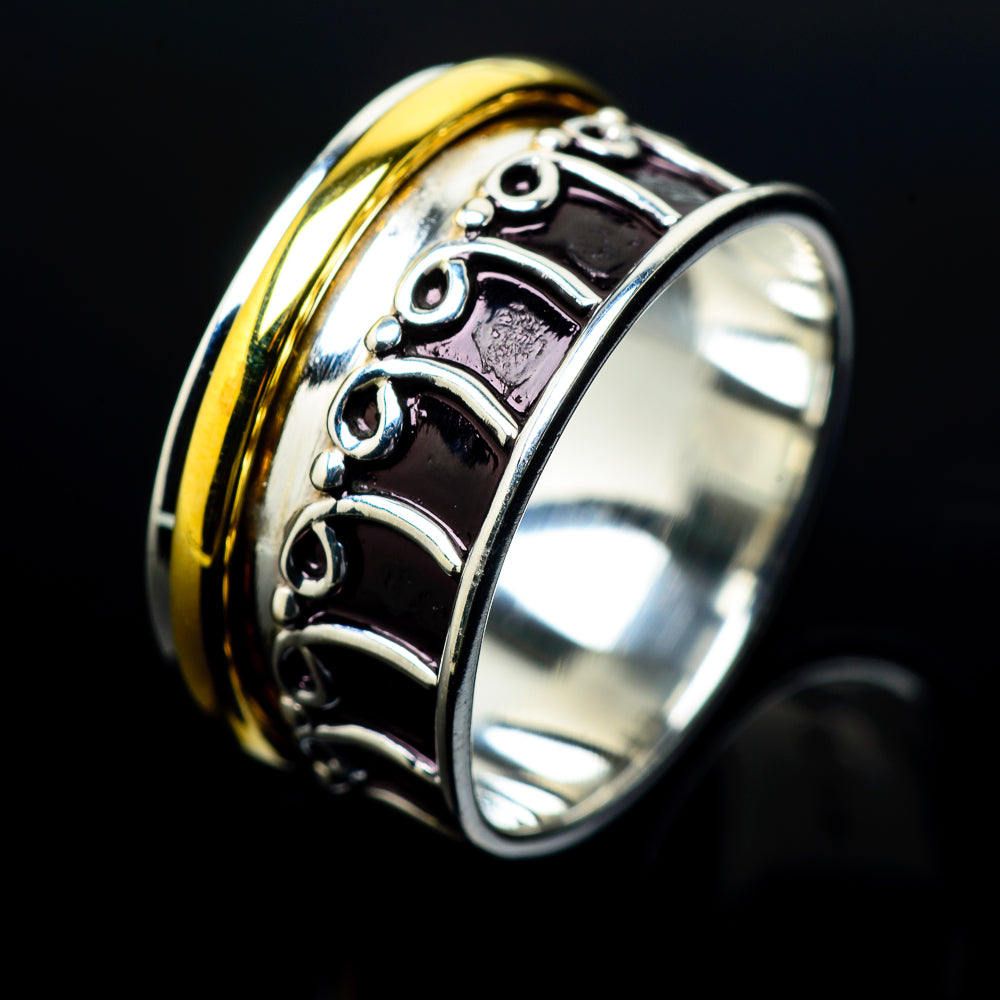 Meditation Spinning Rings handcrafted by Anasilvercos - RING19628
