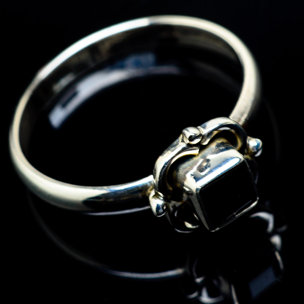 Black Onyx Rings handcrafted by Anasilvercos - RING19751