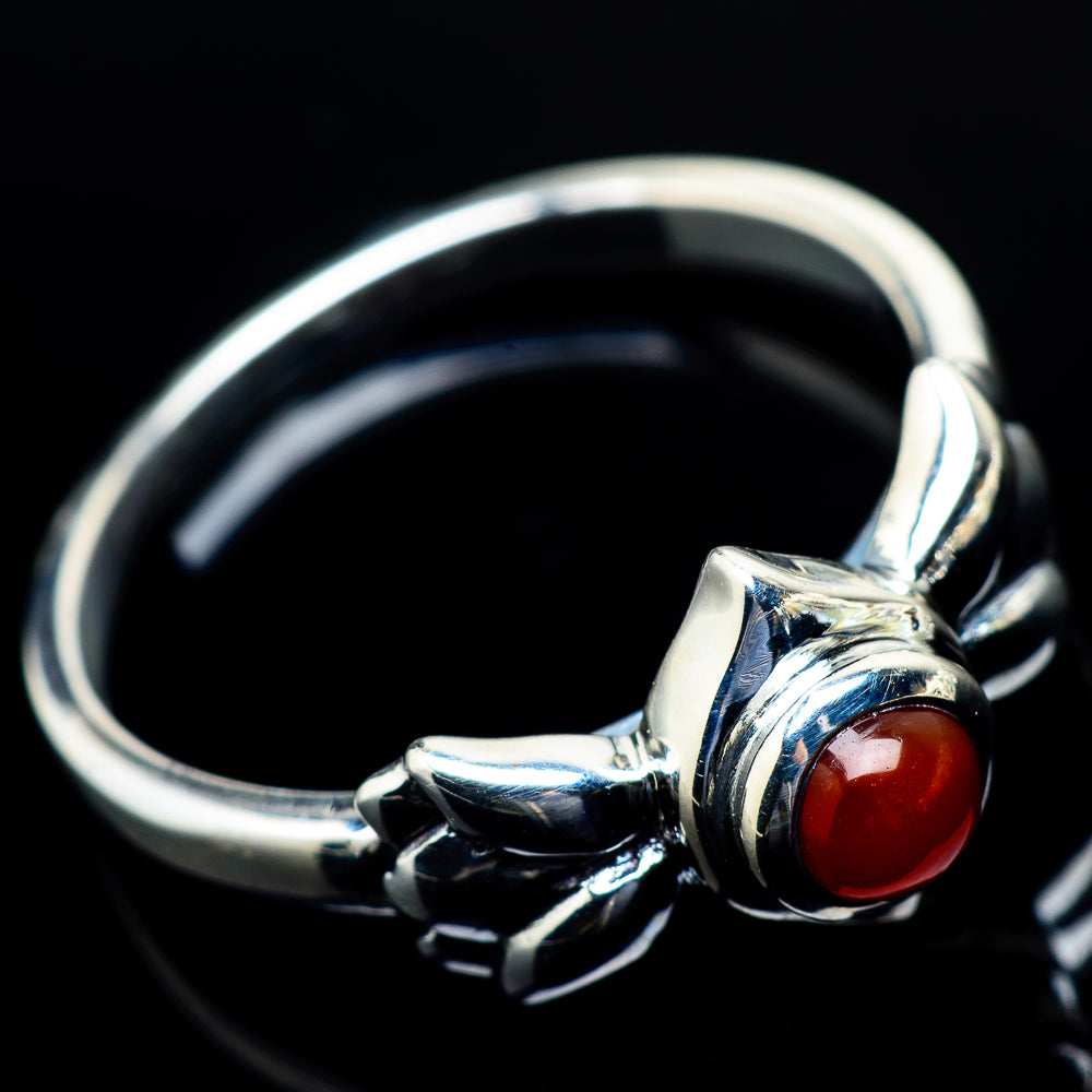 Red Onyx Rings handcrafted by Anasilvercos - RING19766