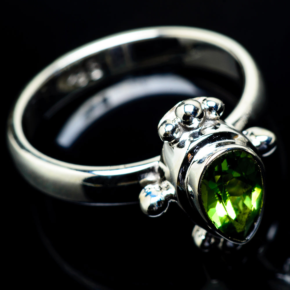 Peridot Rings handcrafted by Anasilvercos - RING19805