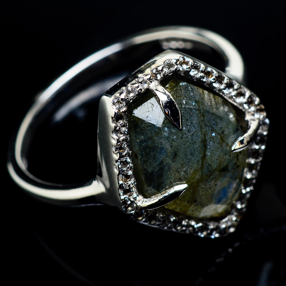 Labradorite Rings handcrafted by Anasilvercos - RING19821