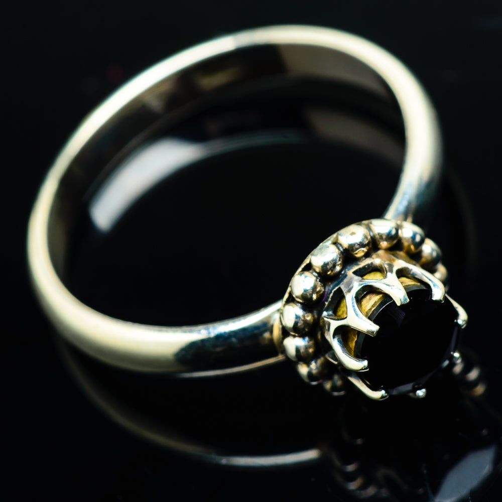 Rainbow Moonstone Rings handcrafted by Anasilvercos - RING20025
