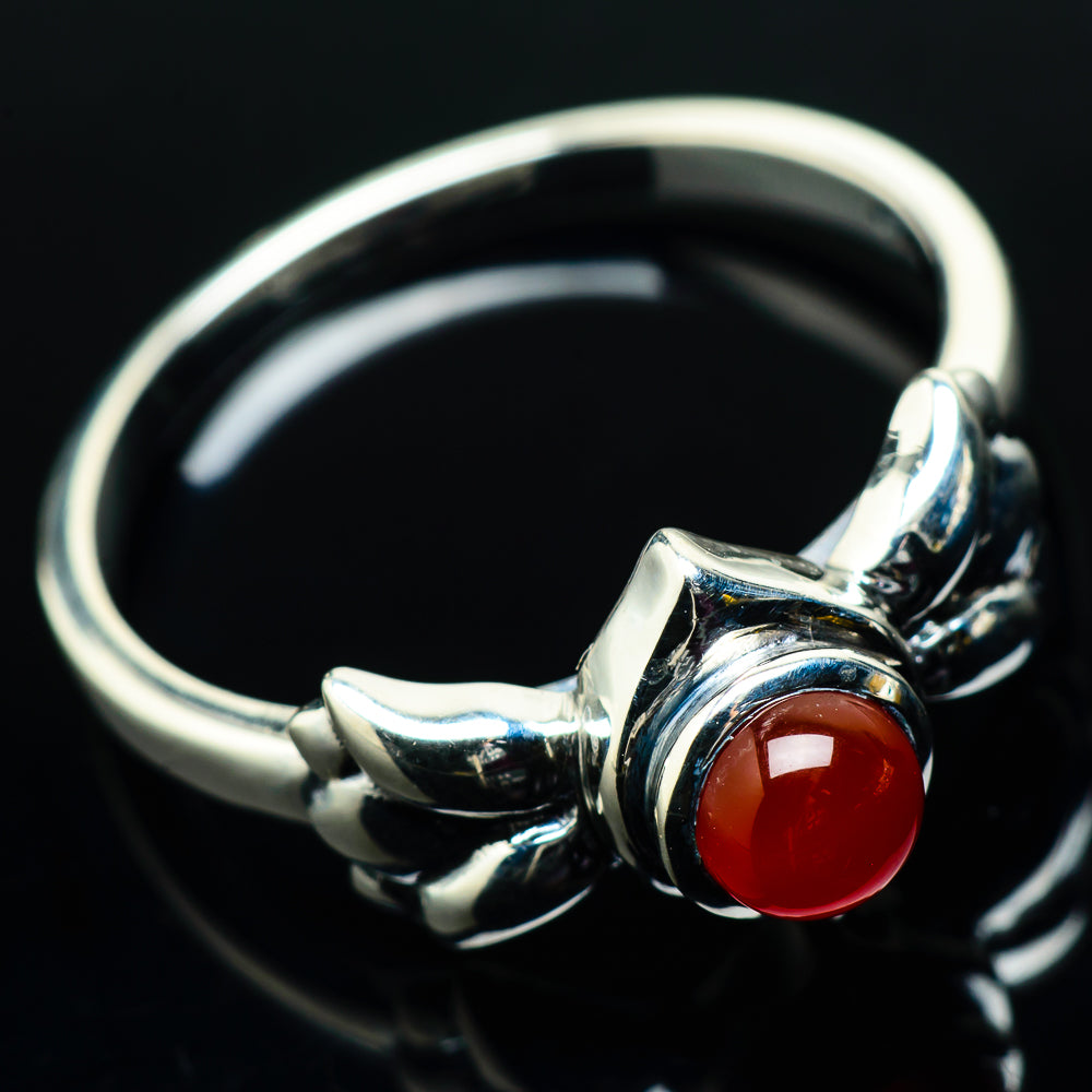 Red Onyx Rings handcrafted by Anasilvercos - RING20040