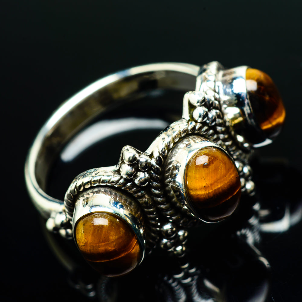 Tiger Eye Rings handcrafted by Anasilvercos - RING20061