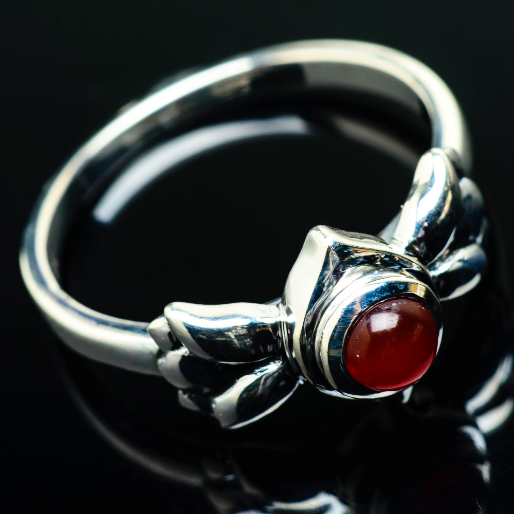 Red Onyx Rings handcrafted by Anasilvercos - RING20063