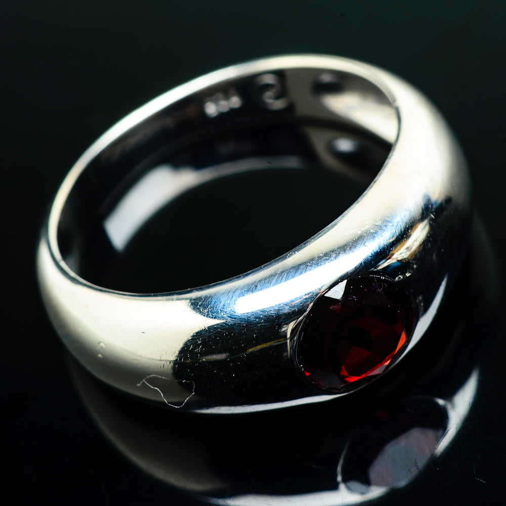 Garnet Rings handcrafted by Anasilvercos - RING20087
